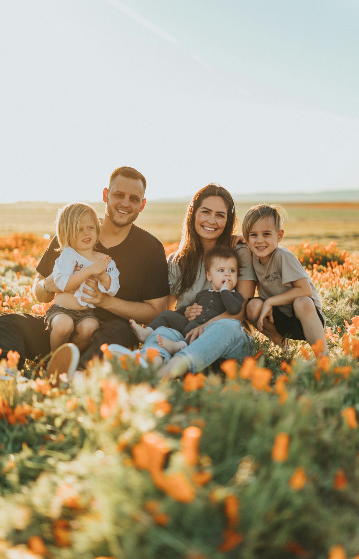 Padres acompañando a sus hijos